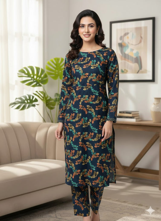 2 piece printed Bana Dora  lawn suit BDL6