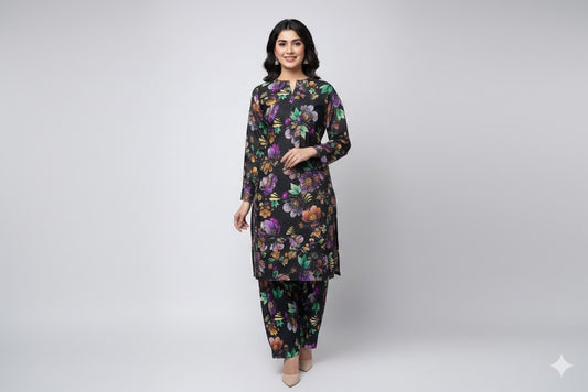 2 piece printed Bana Dora  lawn suit BDL9