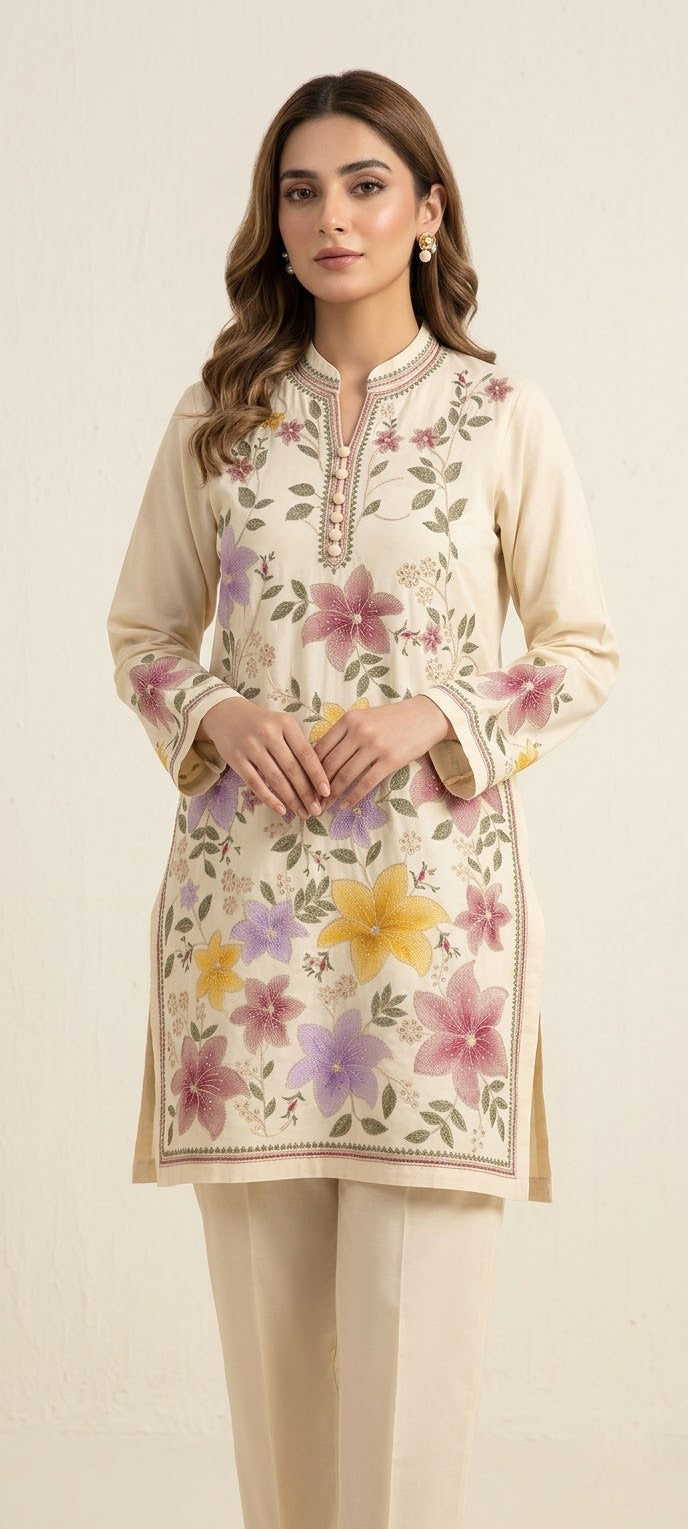 Breeze Embroided  lawn 2 piece skin
